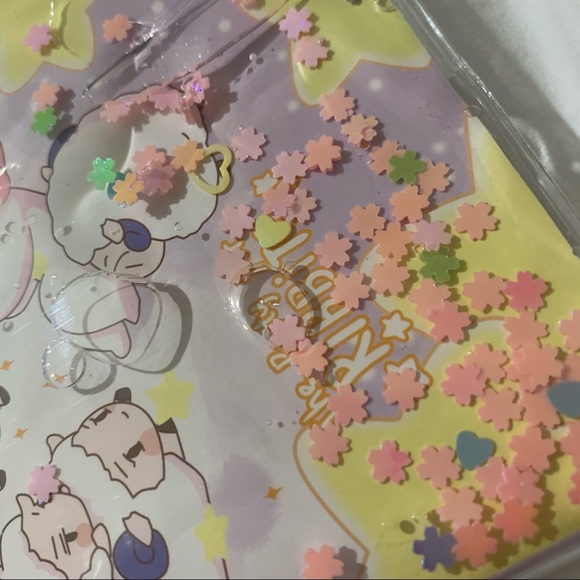 Purple Sheep Design Small Notebook with Water Gel Front Cover with Sequins - Picture 11 of 14